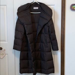 Calvin Klein puffer coat, knee length